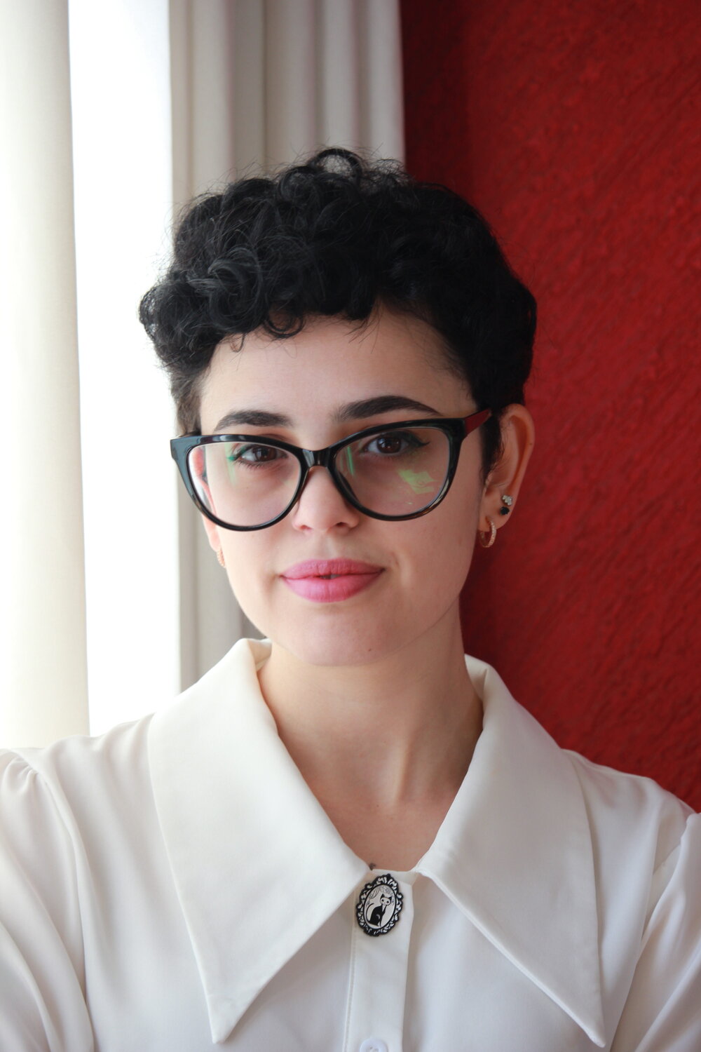 Iara Ferreira Xavier em atendimento